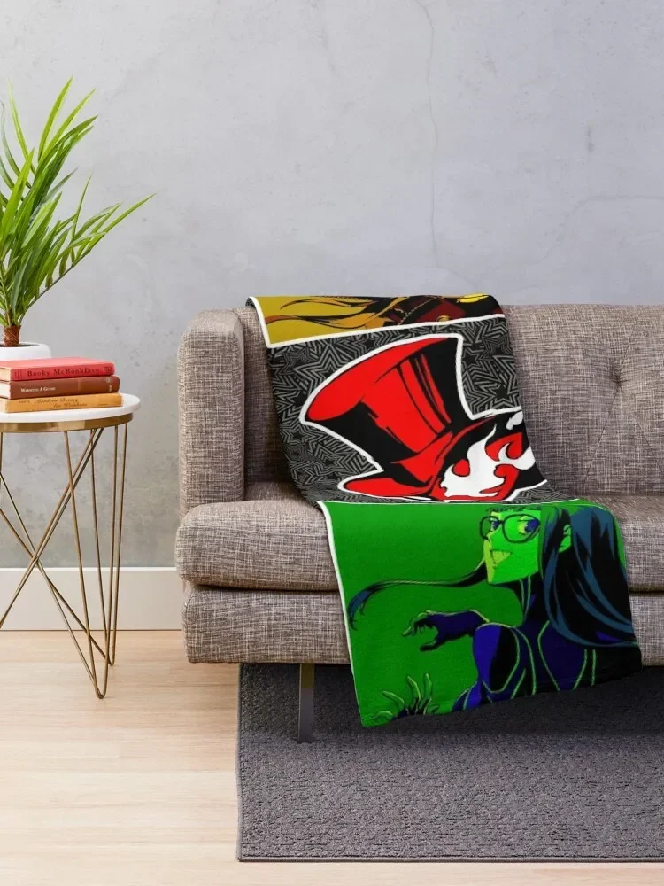 Persona 5 Strikers - All Out Attack Throw Blanket Thermals For Travel Hairy Decorative Throw Softest Blankets