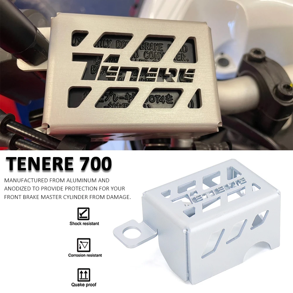 

TENERE 700 Front Brake Fluid Reservoir Guard Protector Cover Mounting For Yamaha Tenere 700 Tenere700 New Motorcycle Accessories