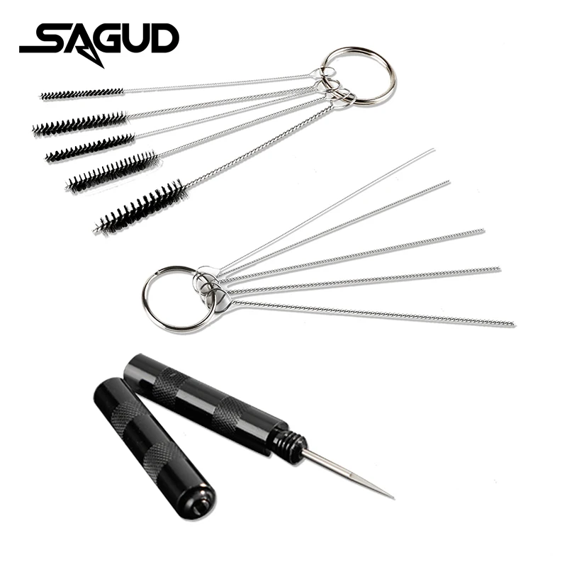 Airbrush Pistola Mini Kit de Ferramentas de Reparo de Limpeza de Ferragem Acessório Mão Airbrush Peças Portátil para Spray Ferramentas Aço Inoxidável