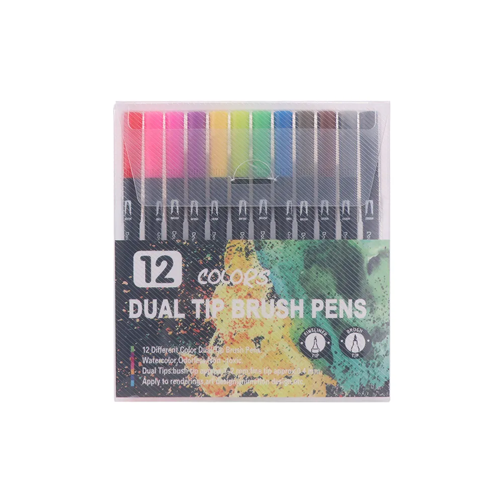 

Cartoon Activity Color Painting Book Educational DIY Double-Sided Watercolor Pencil Quick-drying Paper Drawing Learning Book