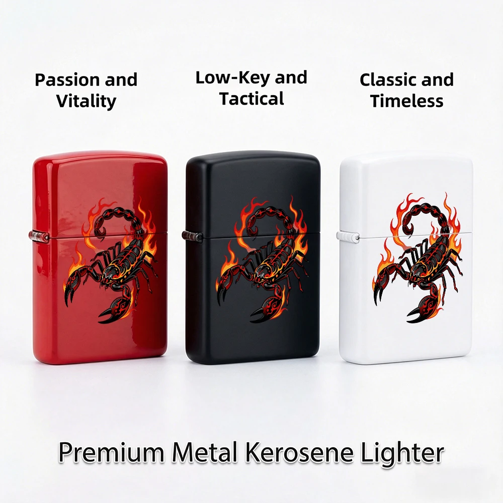 Flip Top Lighter Fire Scorpion - Vintage Collectible Lighters 评论和价格