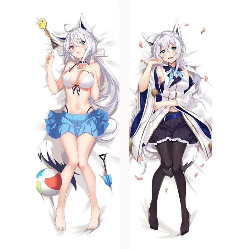 Newly Design VTuber Shylily Anime Pillow Cover Dakimakura Virtual Youtuber Shirakami Fubuki Hoshimati Suisei Pillowcase