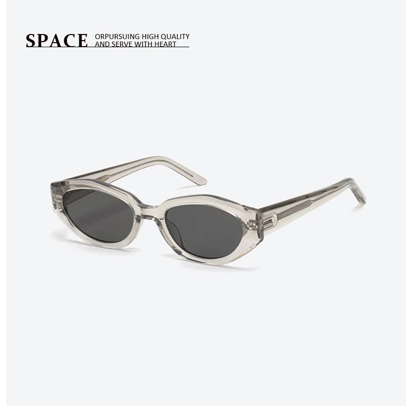 Cat-eye acetate sunglasses for men SDA UV outdoor eye Protection for women Street Photo Beach sunglasses can carve LOGO