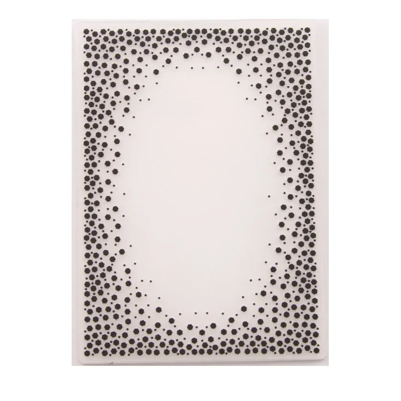 3D Embossed Folder for DIY Relief Craft Making Background Greeting Card Scrapbooking No Stamp Metal Cutting Die