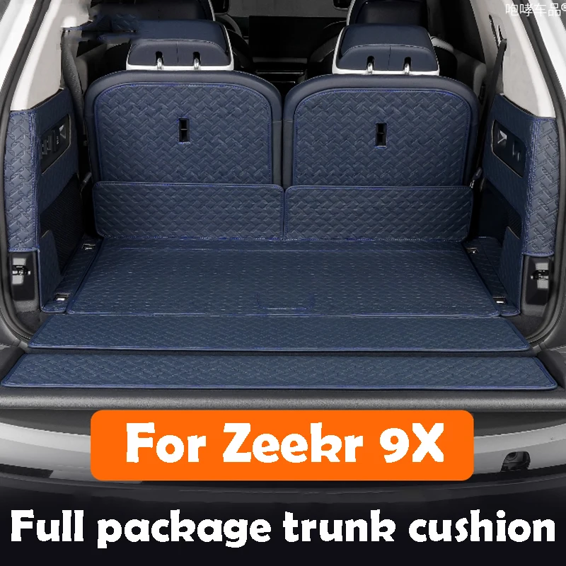 

For Zeekr 9X EX1H 2025 2026 Full Package Trunk Cushion PU Material Car Interior Accessories