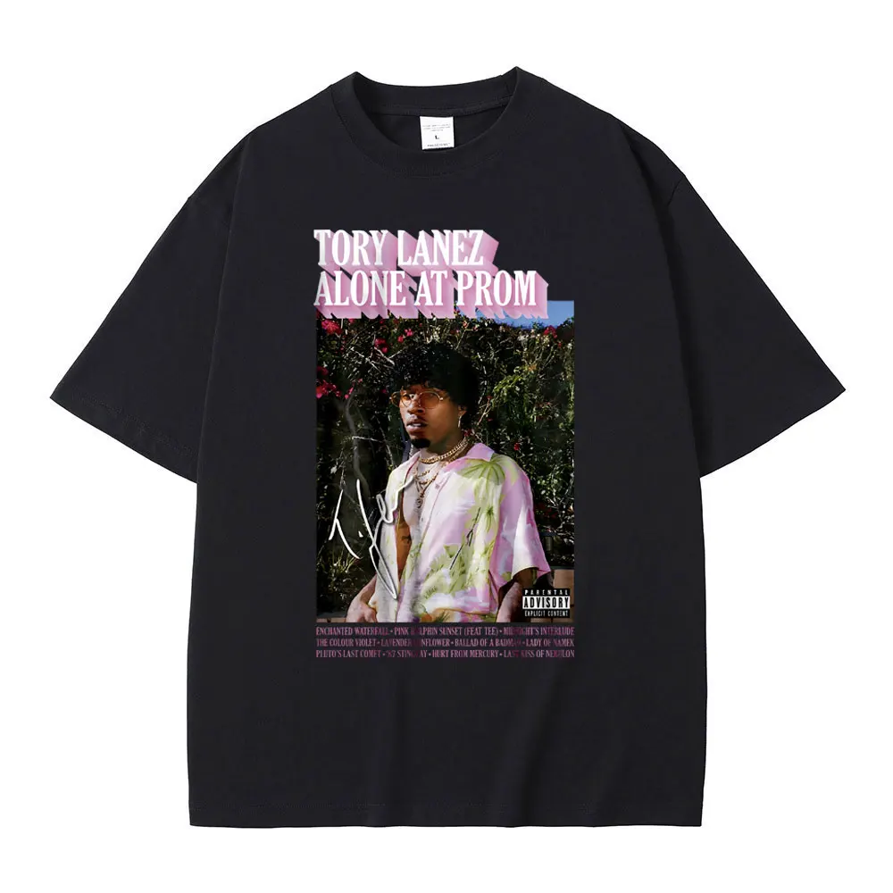 

Rapper Tory Lanez Alone At Prom Graphic Tshirt Male Fashion Vintage Harajuku Streetwear Men Hip Hop Casual Oversized T-shirts