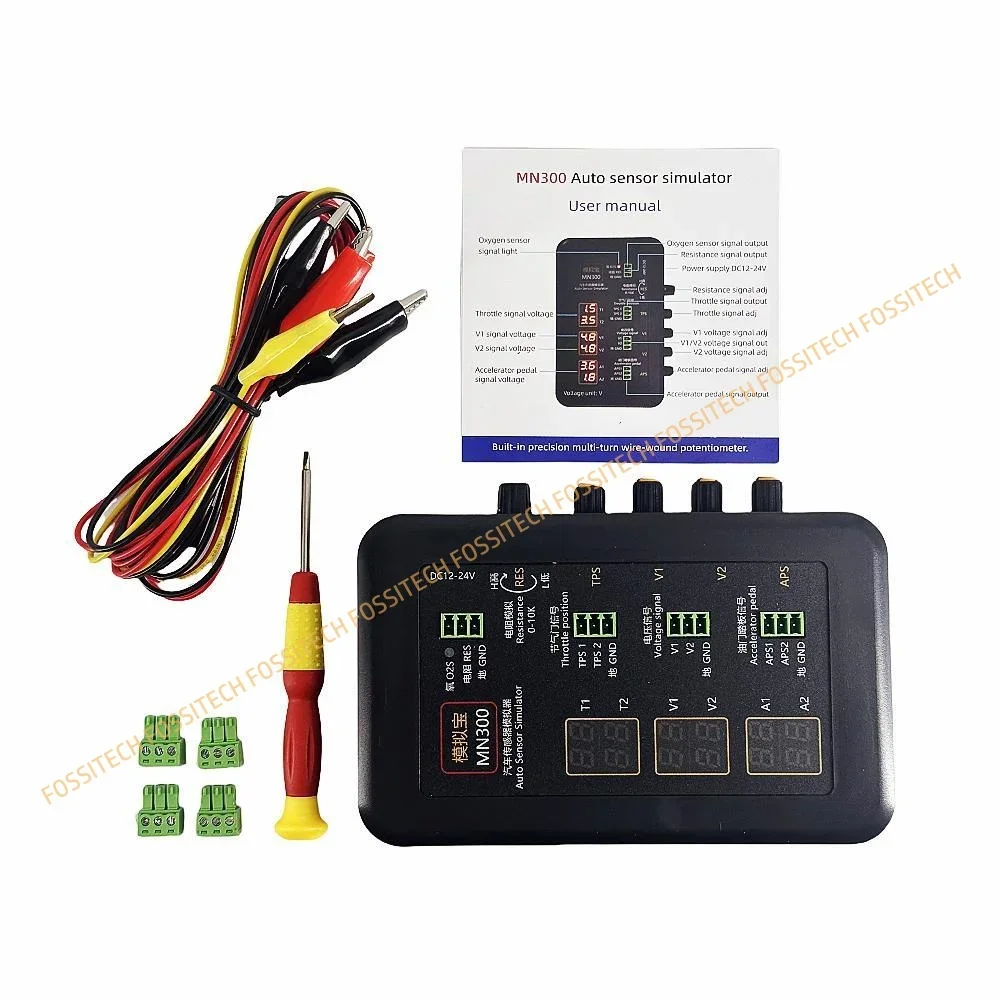 MN300 Automotive Sensor Simulator Auto Spannung Auto Widerstand Sauerstoff Öl Sensor Signal Generator Auto Computer-Board ECU Tester