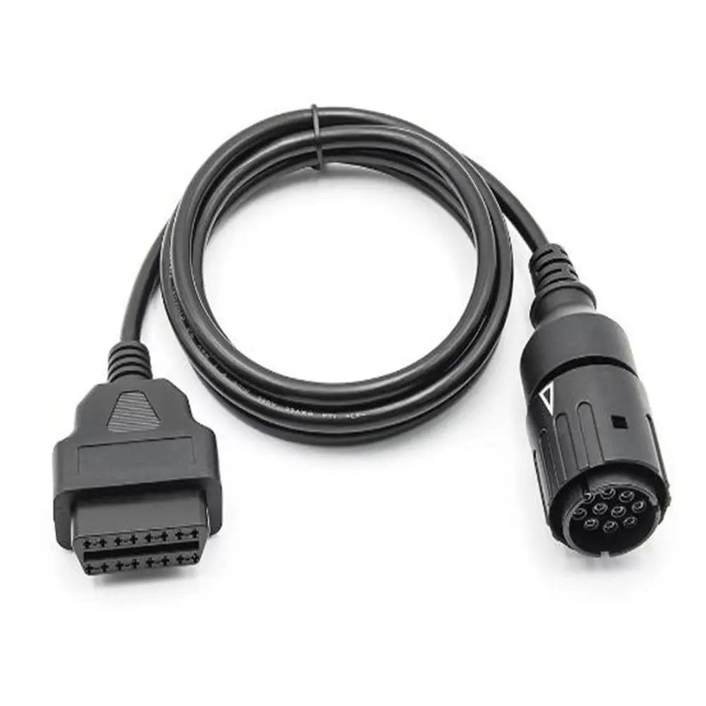 Motorcycle Diagnostic Test Wire OBD2 16PIN Convert To 10PIN Adapter Cable For BMW Motorbike
