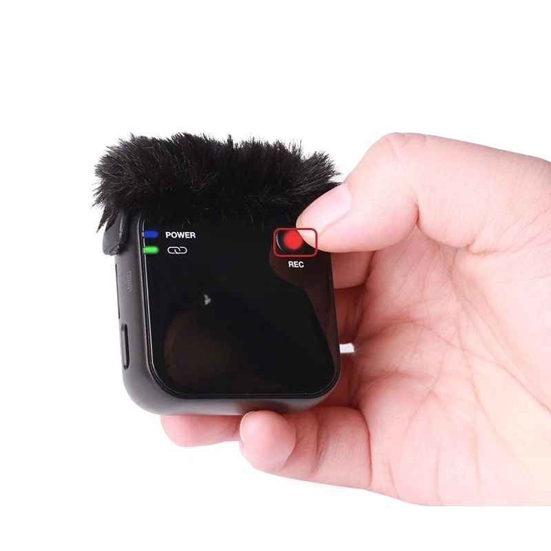 Wireless collar clip type one to two professional recording equipment, microphone