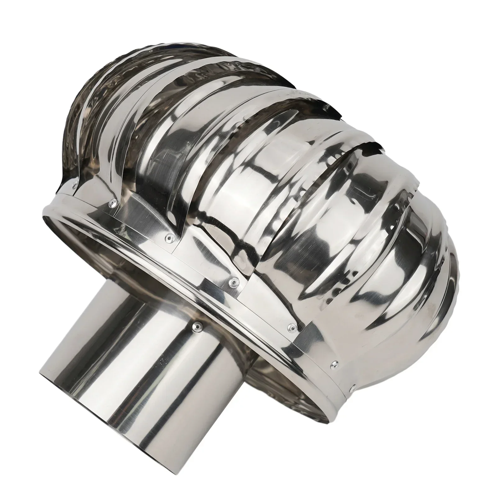 Rotating Stainless Steel Chimney Cowl Cap Enhances Air Extraction Systems Protects Ventilation Pipes and Smoke Chimneys