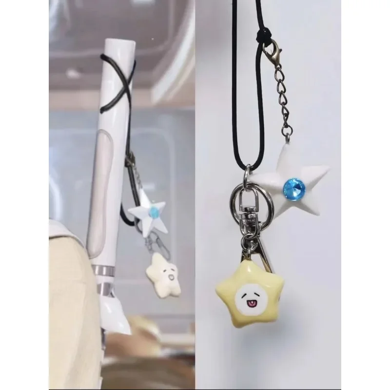 

Game Love and Deepspace Xavier Keychain Arrow Spike Bag Decor Charms Cute Cartoon Stars Pendants for Girls Boys Birthday Gifts