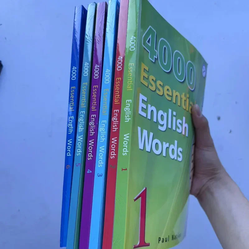 3 Books/set 1-3/4-6 4000 Essential English Words Full Color New Version of The English Learning Guide English Book Libros Livros