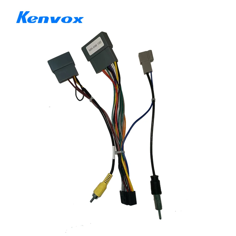 

android Car radio Canbus Box Decoder For Honda Fit City Jazz reiz 16 pin Wiring Harness Plug Power Cable