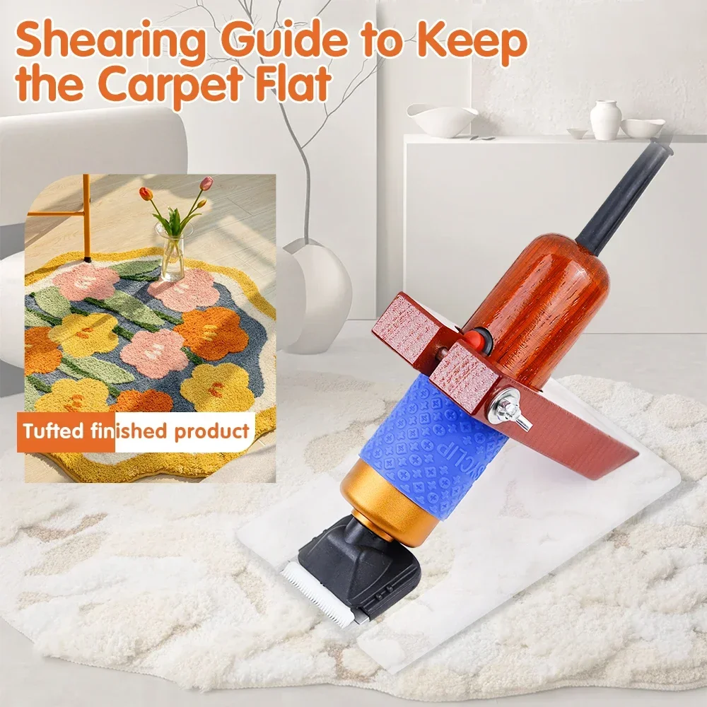 High QualityElectric Carpet Tufting Trimmer Clipper Carpet Shaver Rug Tufting Carpets Carving Machine Tufting Wool Mower Embroid