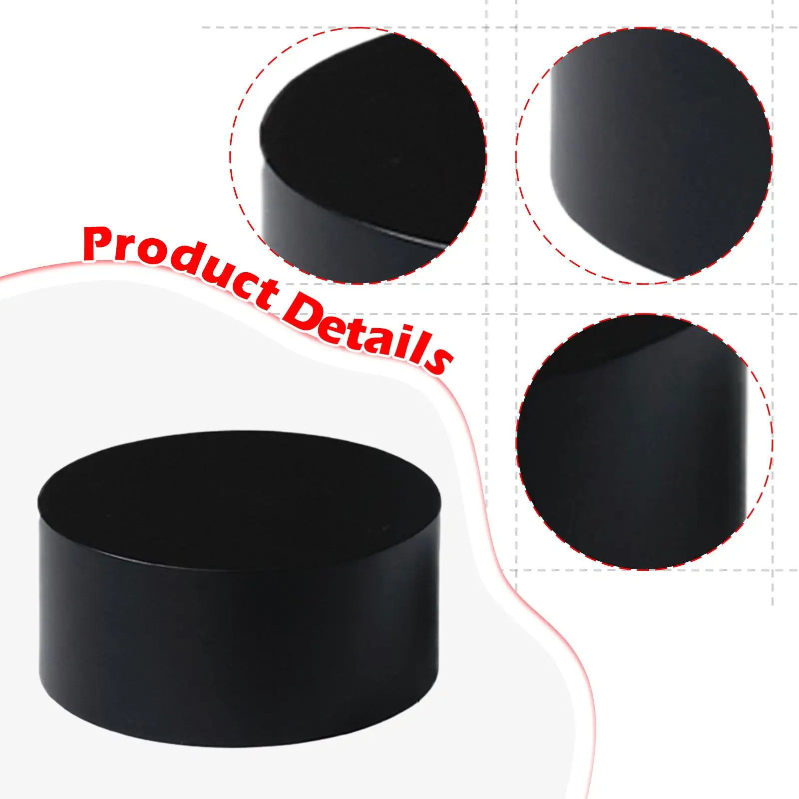 Mannequin Display Pedestal Stand Acrylic Multipurpose Cylindrical Base for Clothing Store Dressing Room Showing Model Boutiques