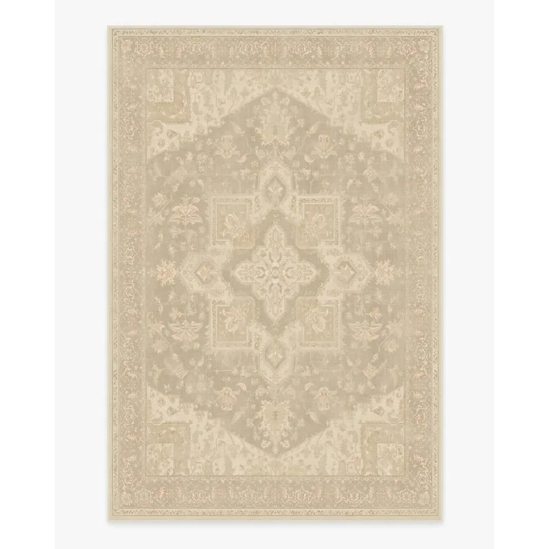 Blue Oriental Style Washable Vintage Rug Living Room Non-Slip Traditional Stain Resistant Indoor Carpet Bathroom Entry Door Mat