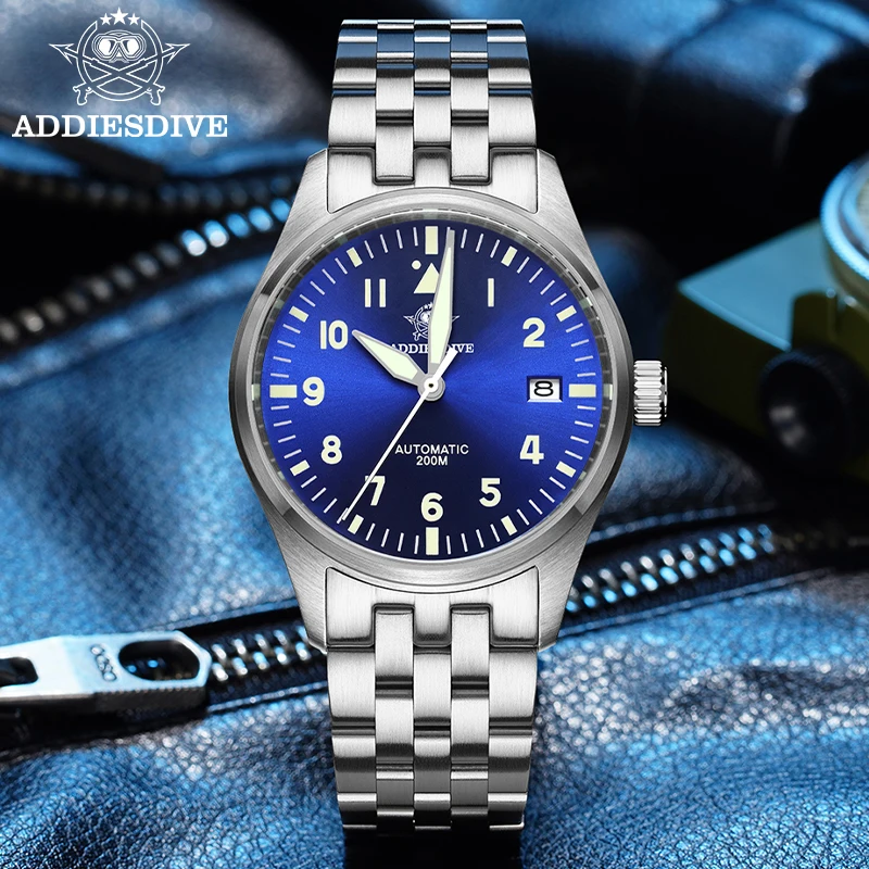 ADDIESDIVE Men's Automatic Watch 39mm 200M Waterproof