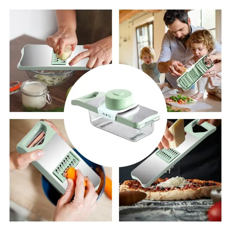

Manual Vegetable Chopper Vegetable Slicer Multifunctional Dicer Onion Slicer Kitchen Gadgets Safe Tool For Grinding Shredding