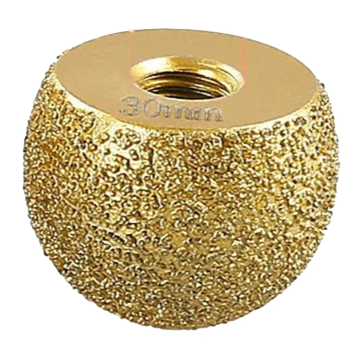 Brazing Diamond Mushroom Polishing Cone Pebble Cobblestone Marble Abrasive Tools Inner Circle Flower Pot Arc Grind 30mm