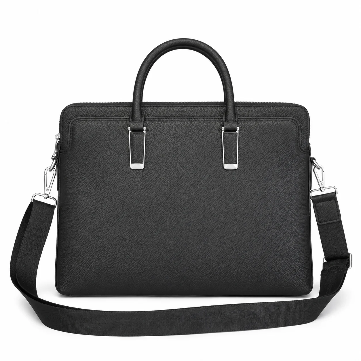 Luxury Mens Crossbody Bag New Leather Business Briefcase Laptop Bag Top Handle Bags Premium Commuter Bag for Office & Gift