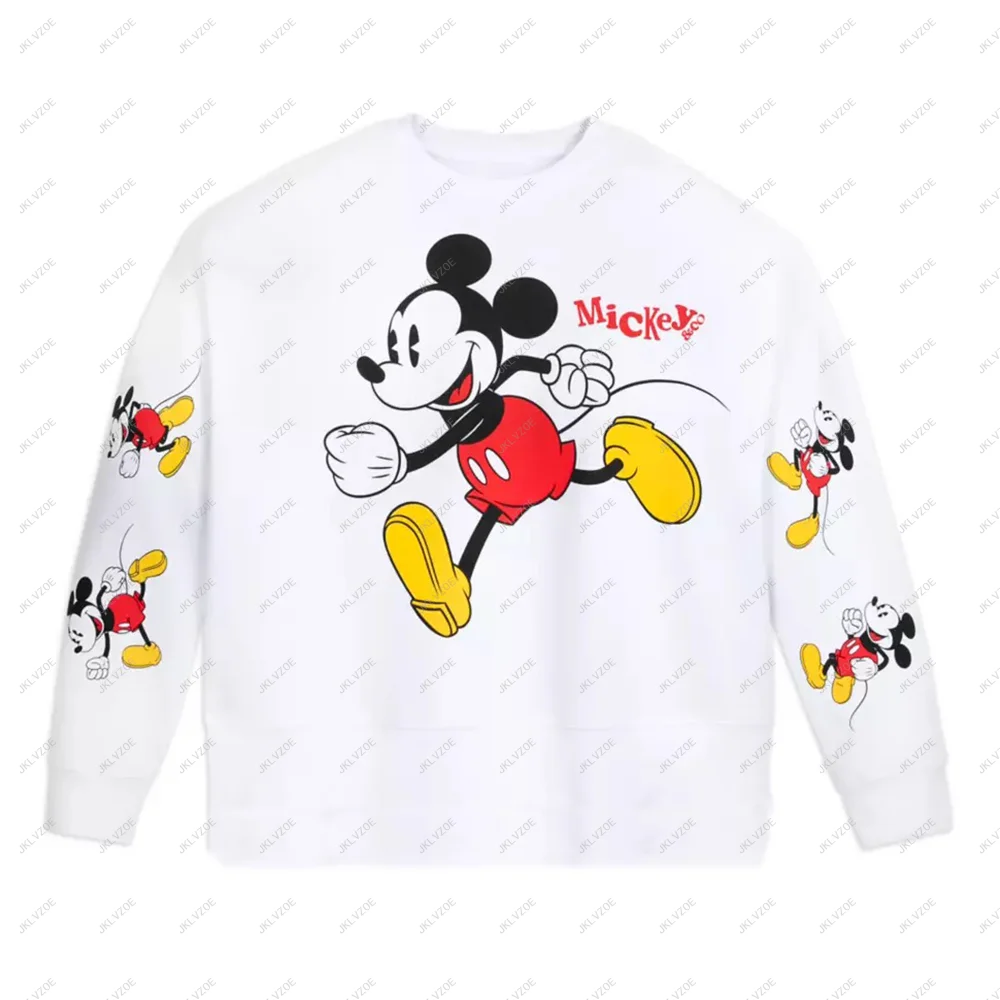 Disney Christmas Men Kids Mickey Mouse Teenager Girls Top T Shirt Gift Tee Children Boys Women Clothes Sweatshirt Hoodie 2024