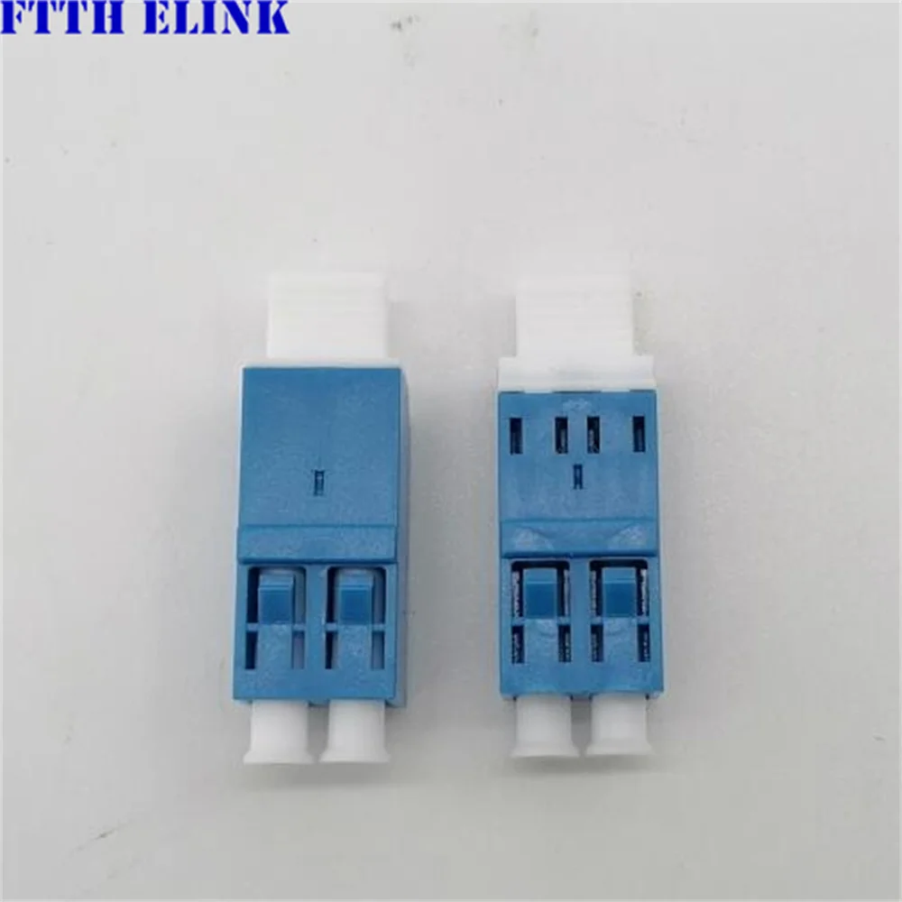 Дуплексный адаптер LC со встроенной перегородкой, бесфланцевый LC, APC, OM3, OM4, карта вверх-вниз, SM, оптоволоконный разъем, 200 шт.