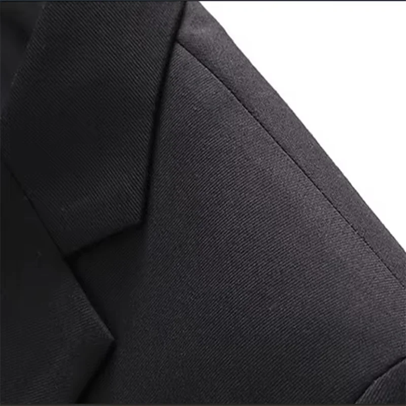 Blue Men's Double-breasted Suit Jacket, Black Business/Office Coat, Europe Size Purple Blazers, Available Red Gray Yellow Green.