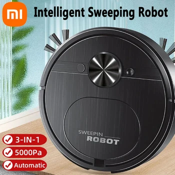 샤오미 지능형 청소 로봇, 3 in 1 충전 청소 기계, 바닥 닦기, 먼지 제거, 반려동물 털 진공 청소기