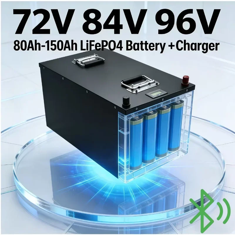 

Обновите свою тележку для электромобилей/фургонов/гульф с аккумулятором LiFePO4 72 В/84 В/96 В 100–130 Ач! Встроенный BMS обеспечивает максимальную безопасность и длинную силу.