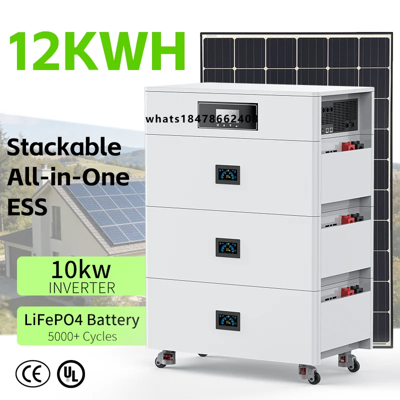 All-in-One Solar Inverter Controller Stack System | Off-Grid & On-Grid PV Energy Storage System