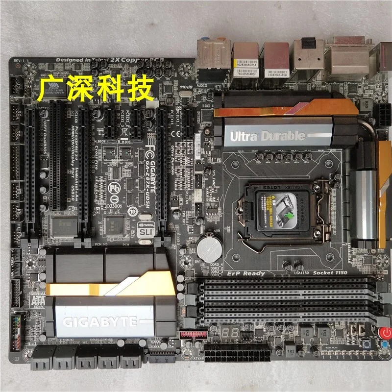 Imagem -02 - Gigabyte-placa-mãe Intel Z87 Lga1150 Ddr3 Ga-z87x-ud5h Testado ok