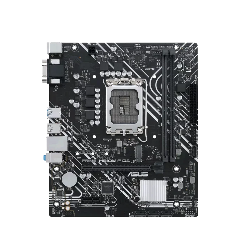 ASUS PRIME H610M-F D4 R2.0 Master Home Desktop Office اللوحة الرئيسية تدعم الجيل الثاني عشر والجيل الثالث عشر