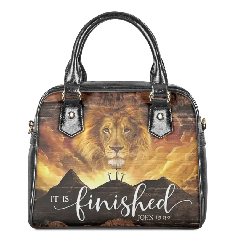 Personalizzato Lions Print borsa da donna borse a tracolla moda Laides PU spalla Bolsos De Mujer Dropshipping all'ingrosso