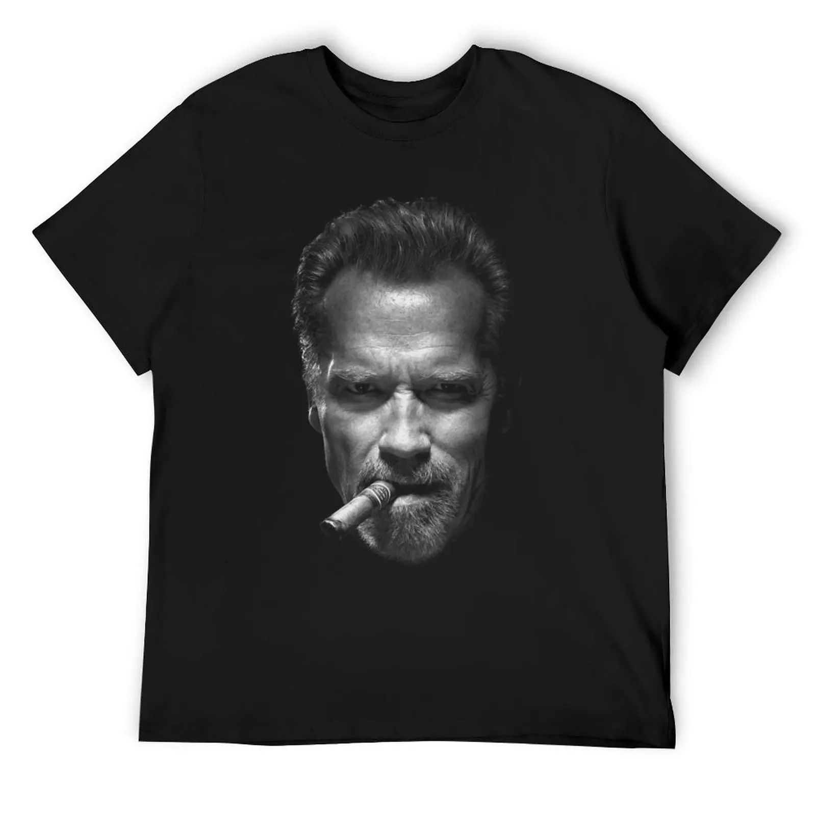 arnold cigar schwarzenegger man T-Shirt graphics boys animal print quick-drying men clothes