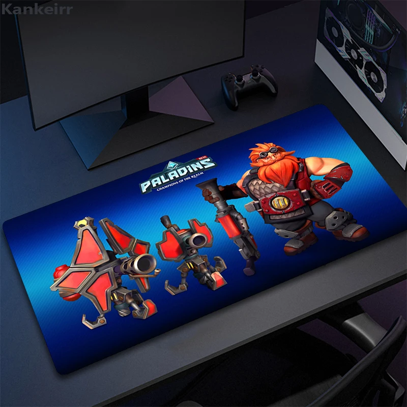 P-paladins-e-sportsゲーム用マウスパッド、90x40ゲームアクセサリー、コンピューターキーボード、ゲーマー向けデザインのマウスパッド、xxl、pc