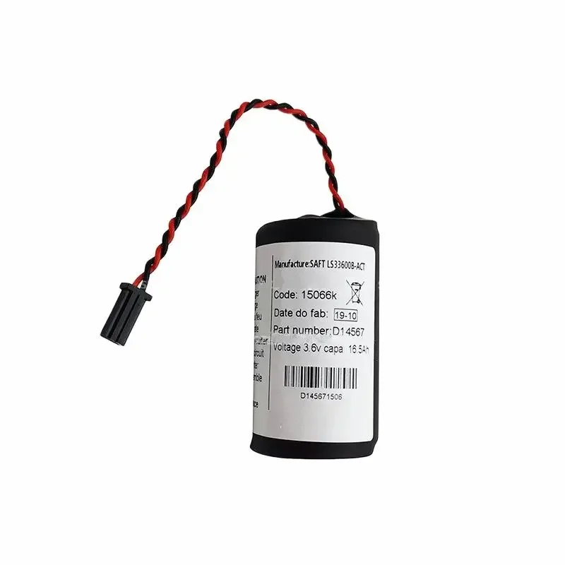 1pce LS33600B-ACT 3.6V With Plug PLC Lithium Battery Pack