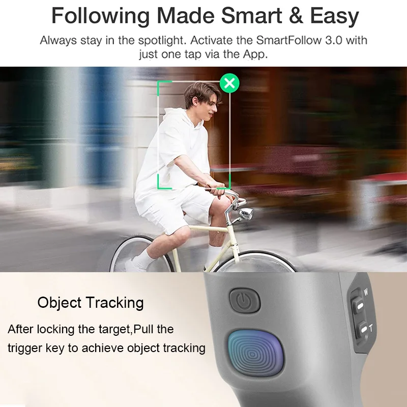 ZHIYUN SMOOTH Q3 3軸ジンバルスタビライザー 折りたたみ式自撮り棒