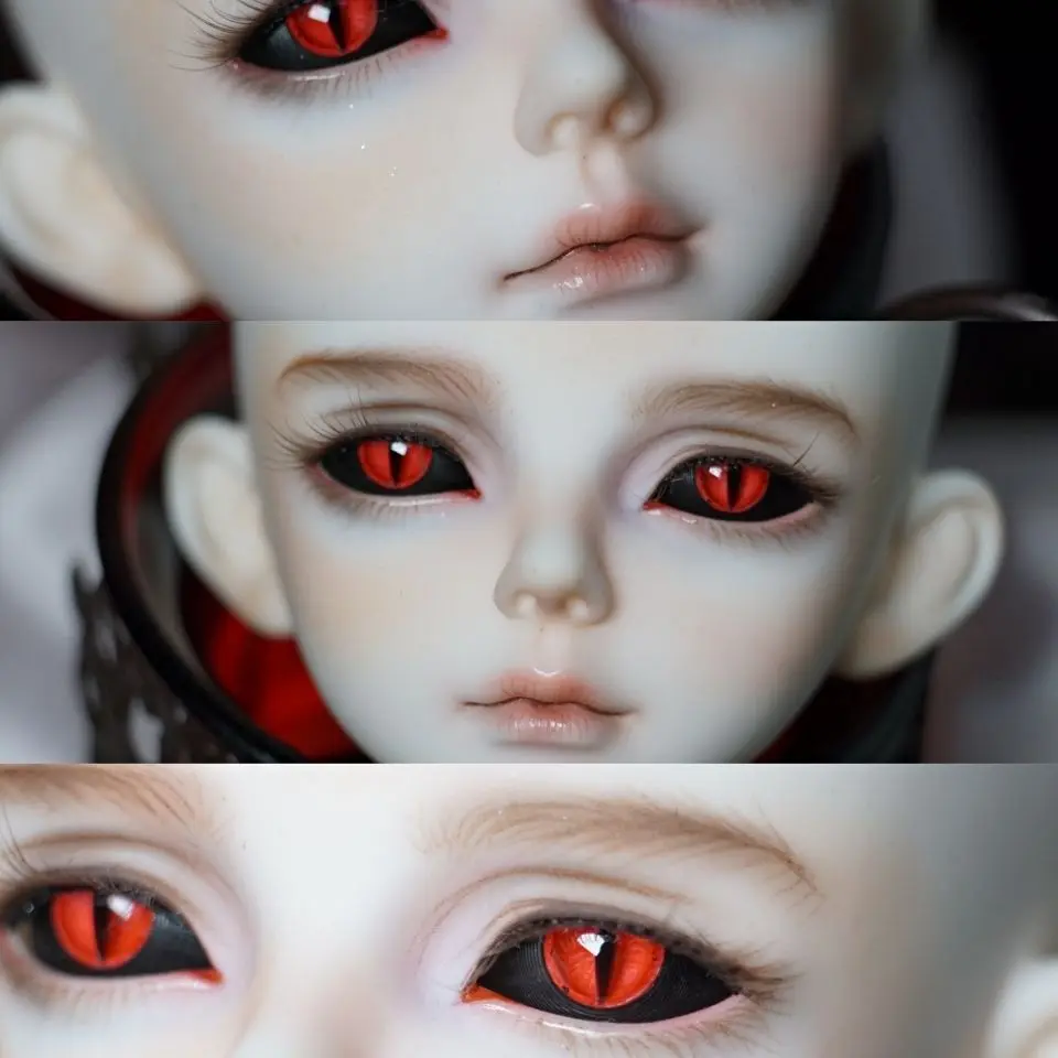 Neue Harz Augen Puppe Augapfel Katzenaugen Puppe Zubehör Für 1/6 1/8 1/3 BJD Puppe OB11 DIY Handgemachte Augapfel 10mm/12mm/14mm/16mm – Detail 3