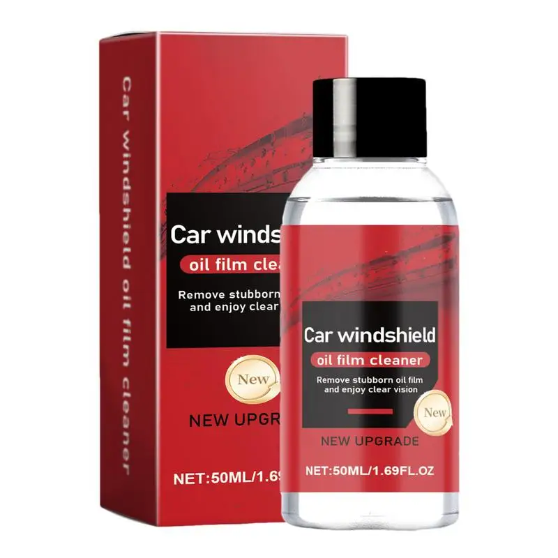 

Car Glass Oil Window Cleaner Waterproof Car Windshield Cleaner Liquid 50ml Safe Stain Remover Agent For Clear View Protection