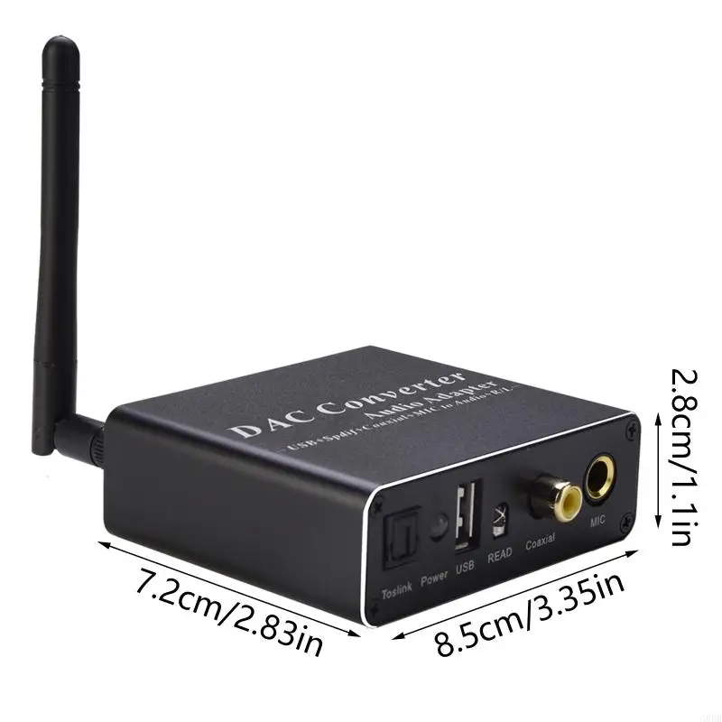 G8DB DAC Amp Digital to Analog Converter Adapter with Bluetooth-compatible