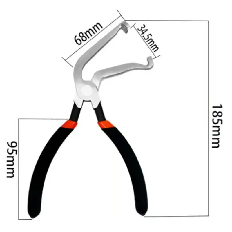 Electrical Disconnect Plier Upgrade 60 Degree Disassembly Plier Long Spark Plug Fuel Line Plier Connector Disconnect Repair Tool