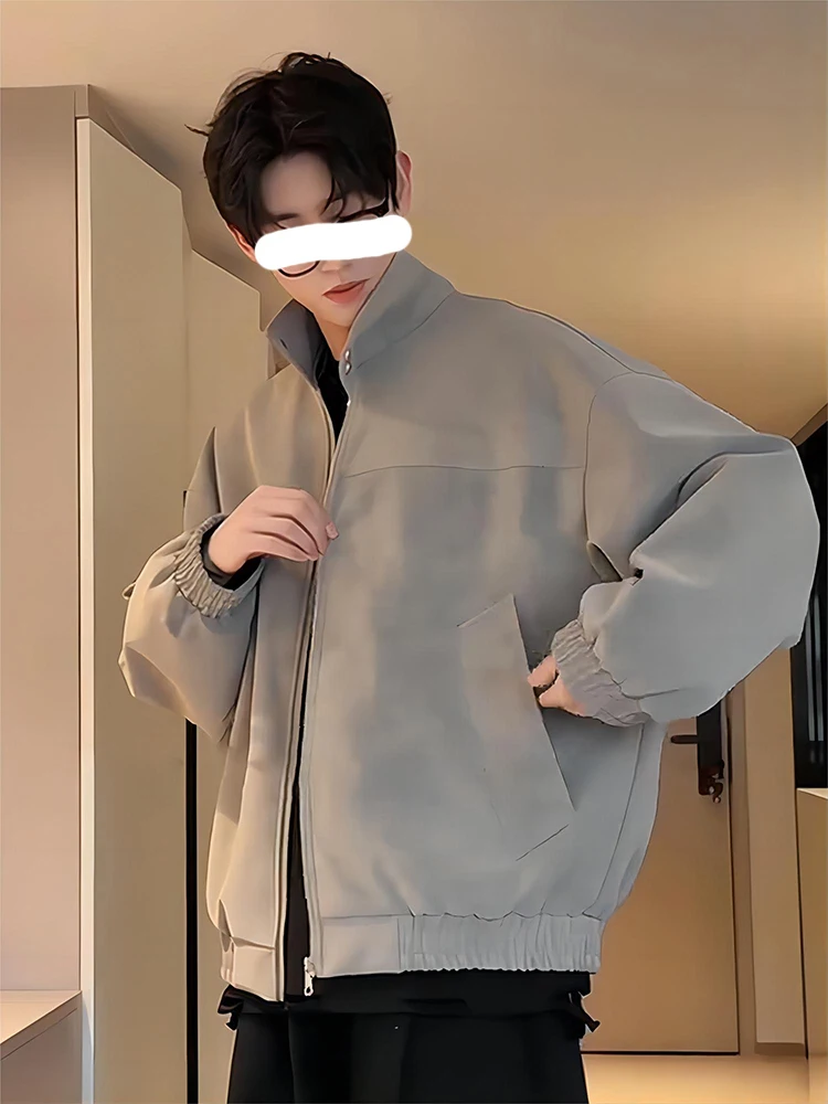 

Модная кожаная куртка-бомбер в стиле тай-дай для мужчин, весна-осень, в американском стиле, для мотоциклистов и бейсбола