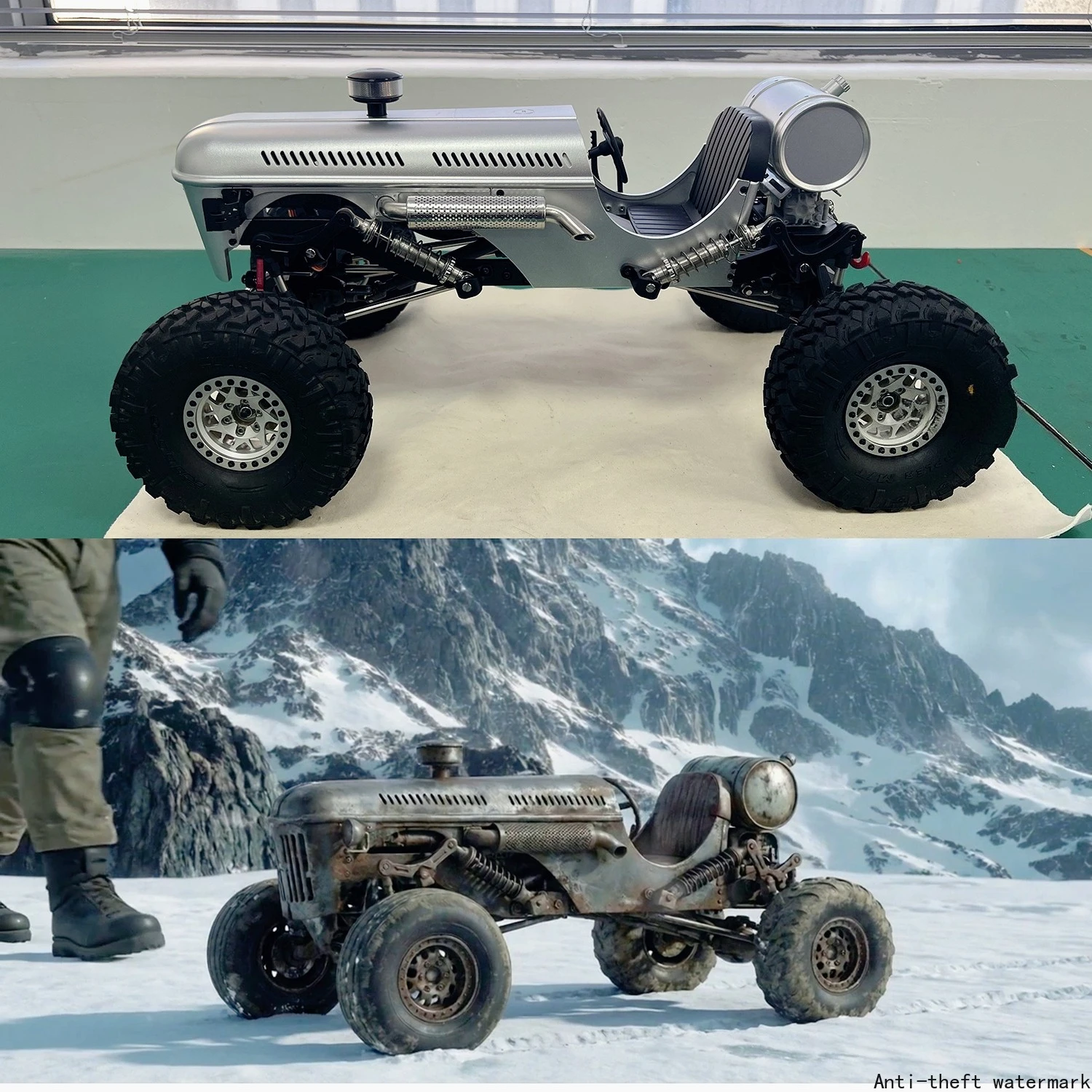 2026 Hot SellingTugou ① RC Crawler Car TG1 1/10 CNC Full Metal Remote Control Car KIT Version Remote Control Crawling Model Toy