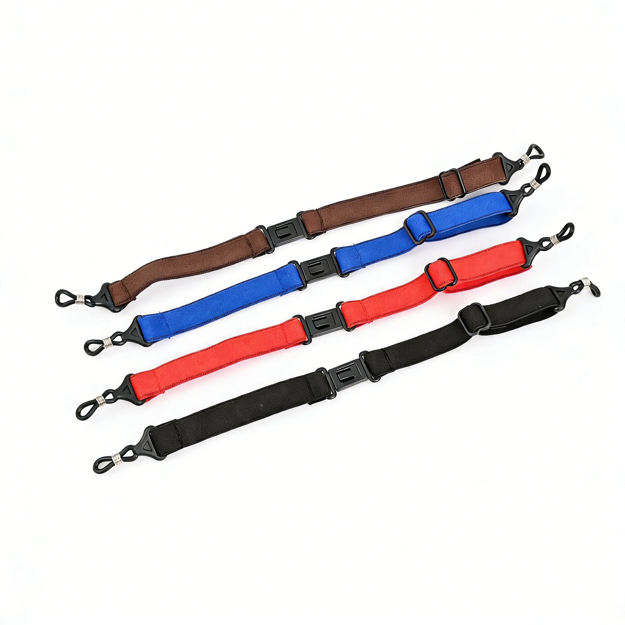 1Pack Black Adjustable Sports Anti-Slip Eyeglasses Strap Glasses Head Band Safety Eyeglasses Retainer PS10