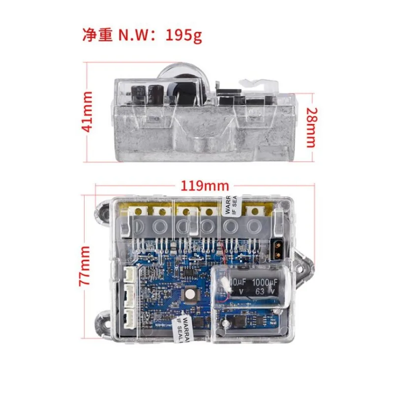 Toepasbaar Op M365pro Moederbord Controller, Elektrische Scooter Controller 3.0 Moederbord Controller