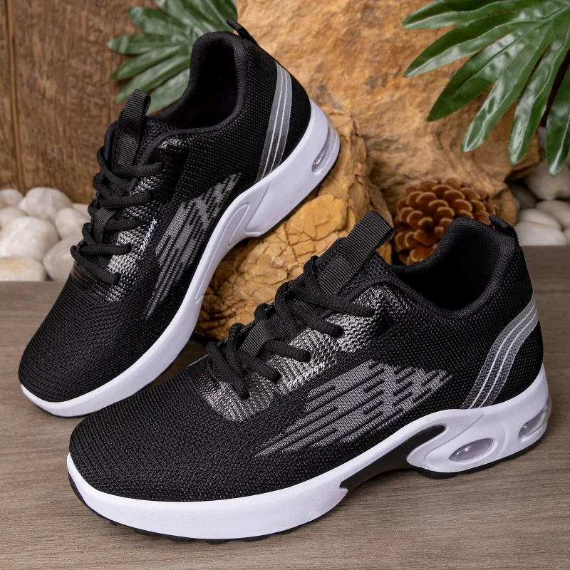 New Women Casual Athletic Mesh Fashion Sneakers Breathable Lace‑Up Outdoor Jogging Running Walking Leisure Shoes for Daily Wear