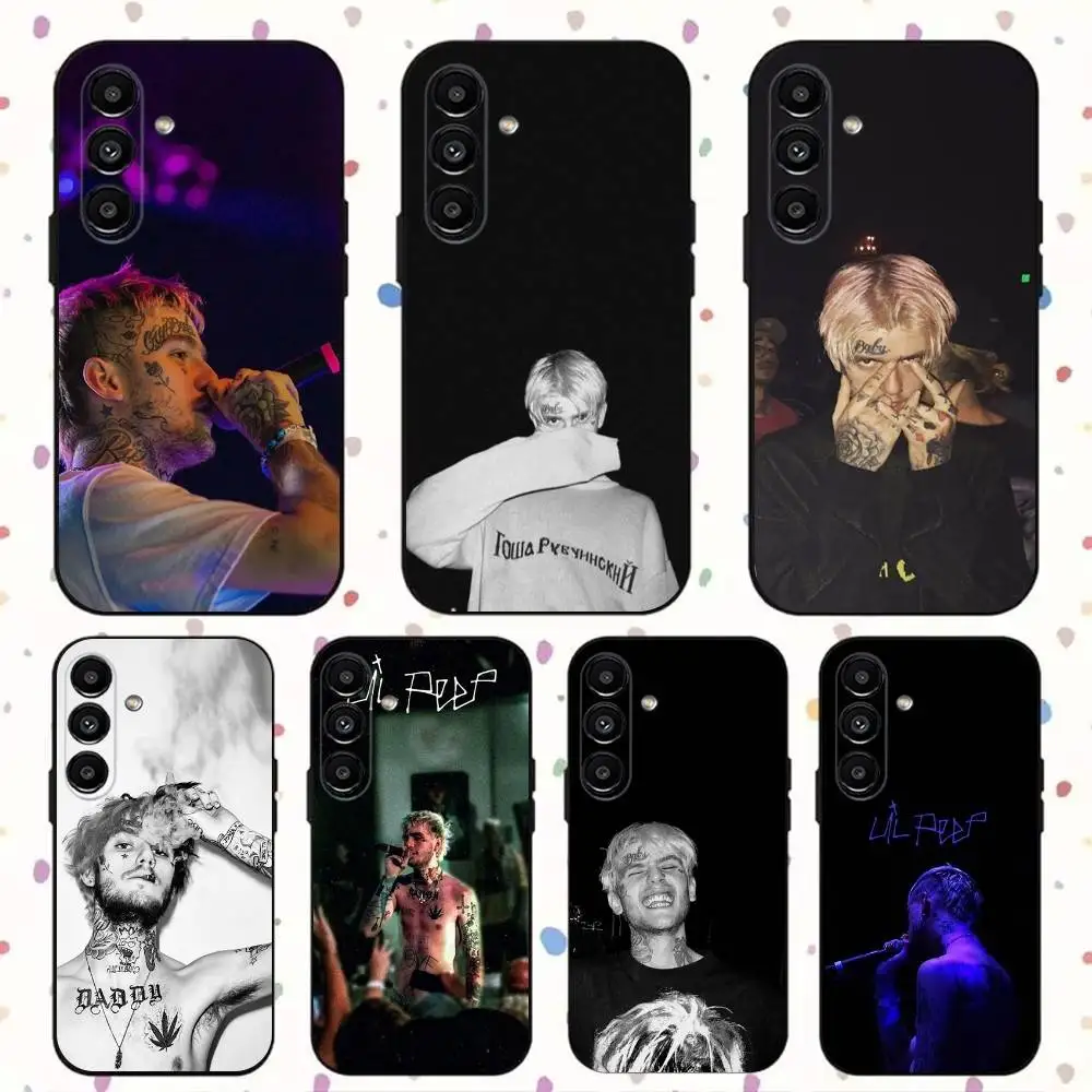 

Lil Peep Star Shopping Phone Case For Samsung S24,S21,S22,S23,S30,Ultra,S20,Plus,Fe,Lite,Note,10,9,5G Black Soft Cover