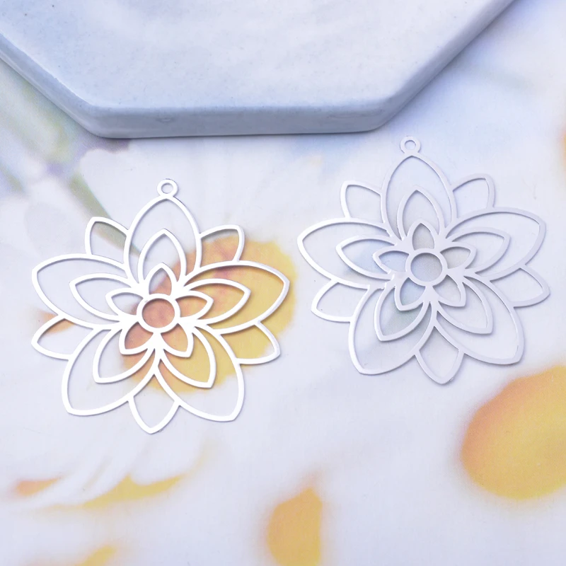 30 Stück/Lot AD3269 36*29mm Messing-Lebensblumen-Anhänger Bunte Schmuck- und Ohrring-Materialien – Detail 10