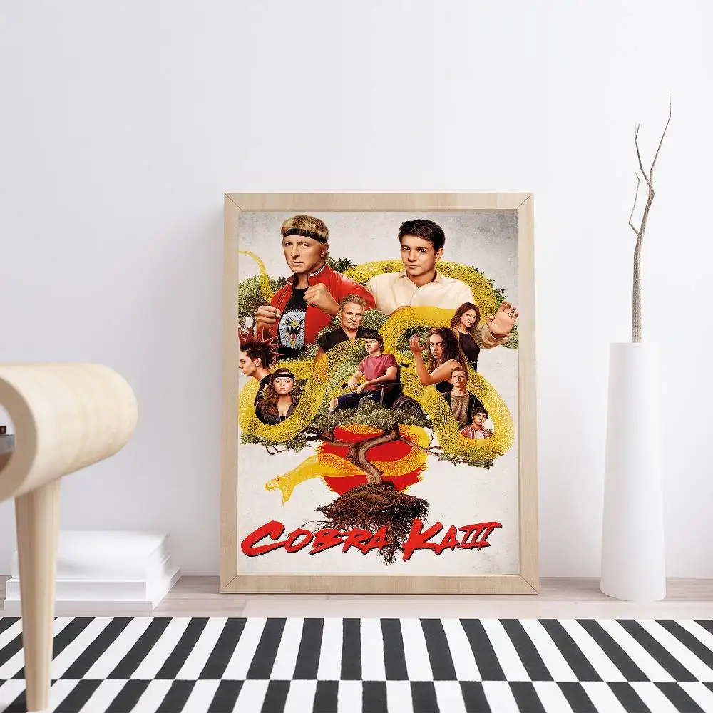 المسلسل التلفزيوني كوبرا كاي ملصق فني ذاتي اللصق مقاوم للماء ورقة ملصق مقهى بار الملصقات ملصقات الحائط #6