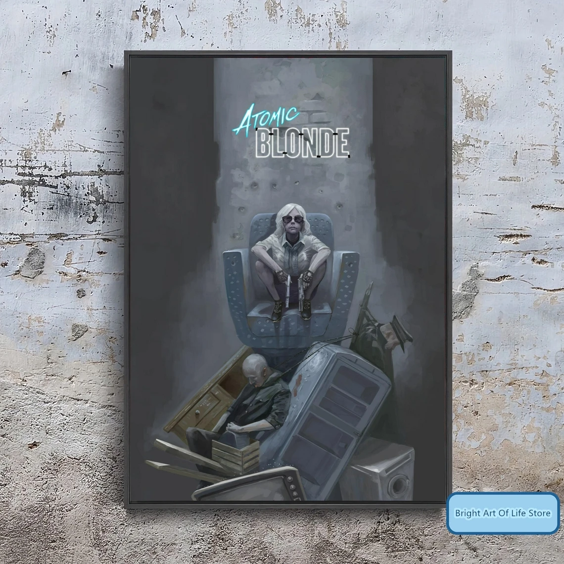 الذرية شقراء الفيلم المشارك غطاء صورة قماش طباعة جدار ديكور فني للمنزل (غير المؤطرة)